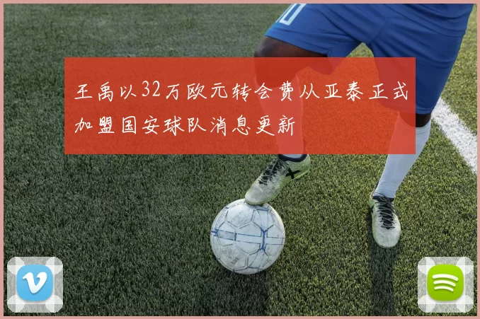 王禹以32万欧元转会费从亚泰正式加盟国安球队消息更新